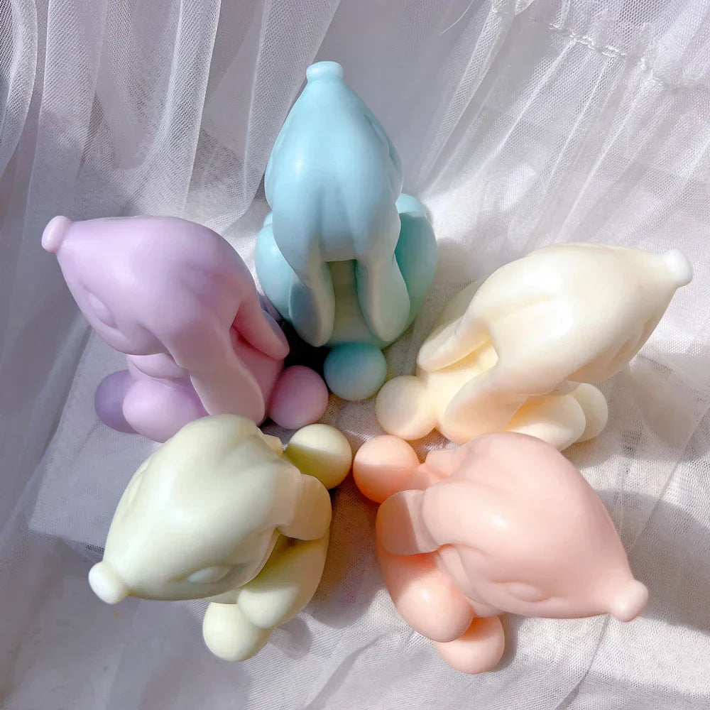 Lop Eared Rabbit Silicone Candle Mould