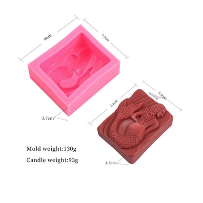Mermaid Candle Mould