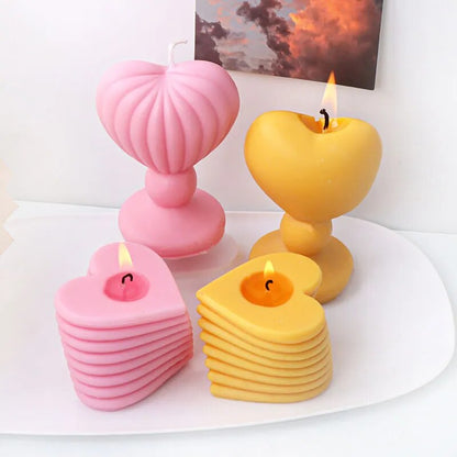 DIY Love Candlestick Silicone Mould