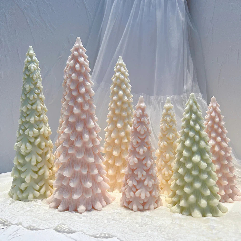 27.2CM Big Christmas Tree Silicone Candle Mould