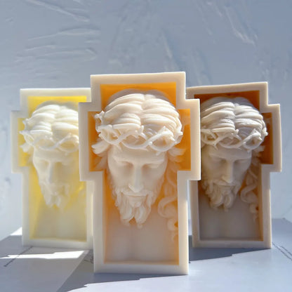 Jesus Cross Candle Silicone Mould