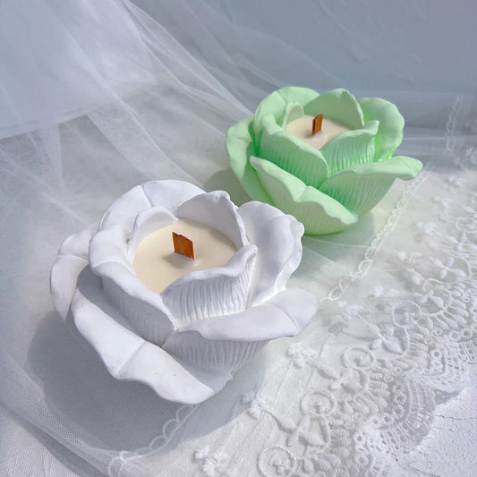 Rose Shaped Tea Light Holder Candle Mould