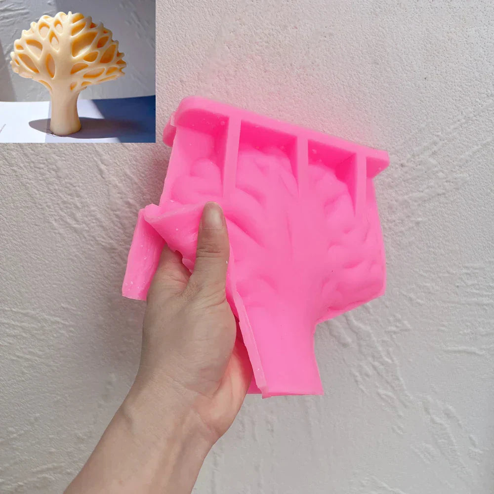 Tree Candle Mould Silicone