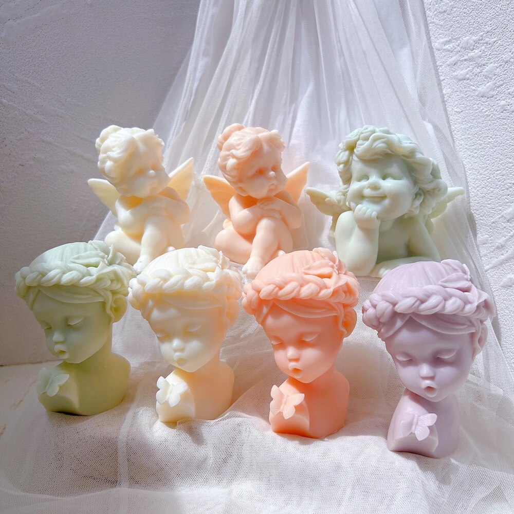 Lady Sculpture Pixie Candle Mould