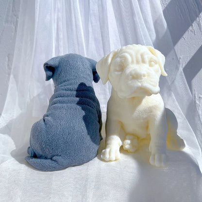 Boxer Puppy Candle Mould