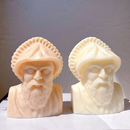Saint Charbel in Angel Wing Candle Mould