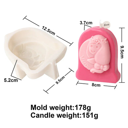 Astrology Art Craft DIY 12 Constellation Silicone Candle Moulds