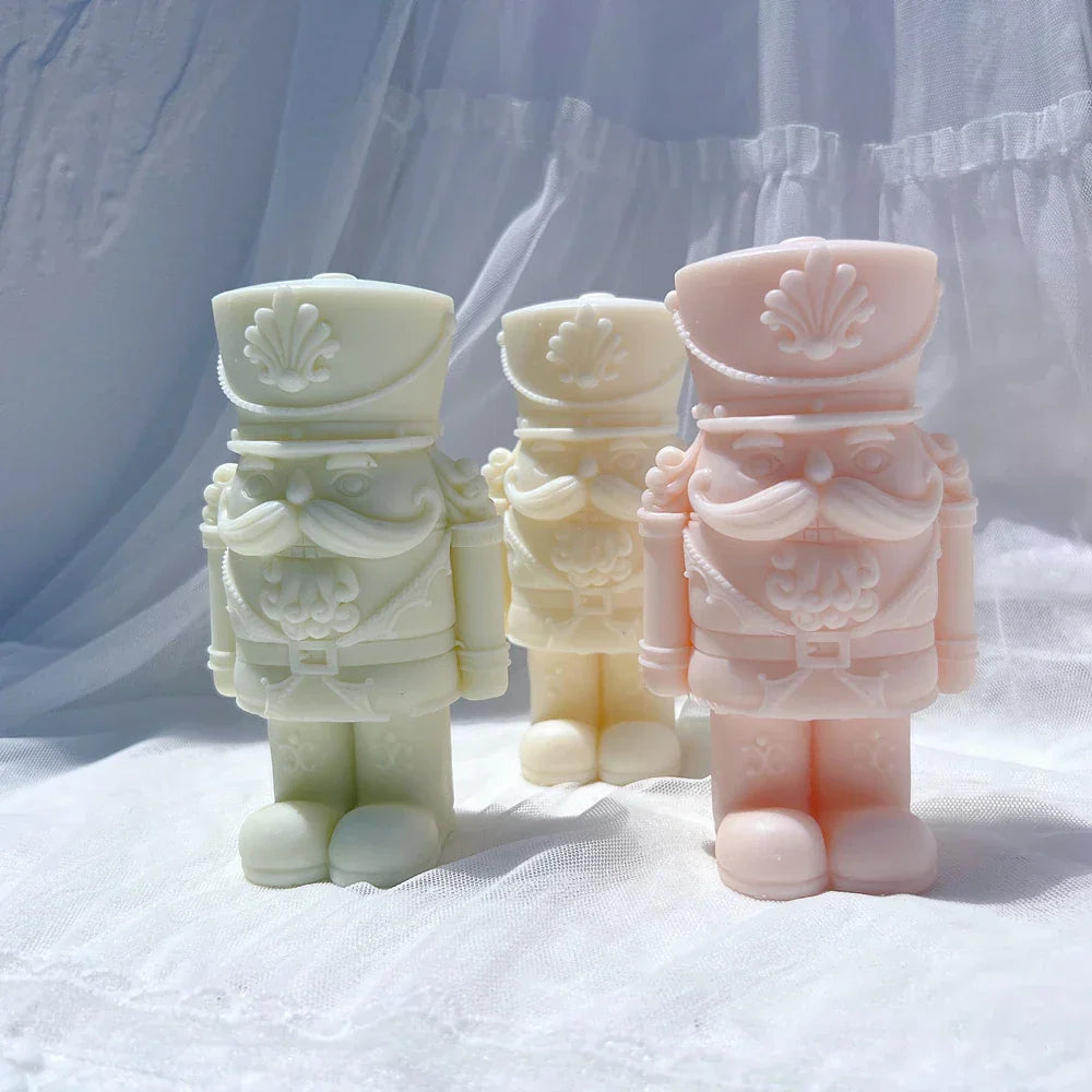 Shorty Nutcracker Statue Silicone Candle Mould