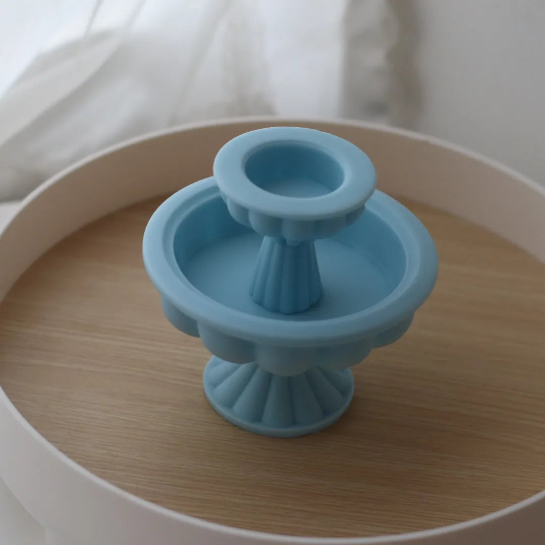 Double Greek Trevi Fountain Candle Mould