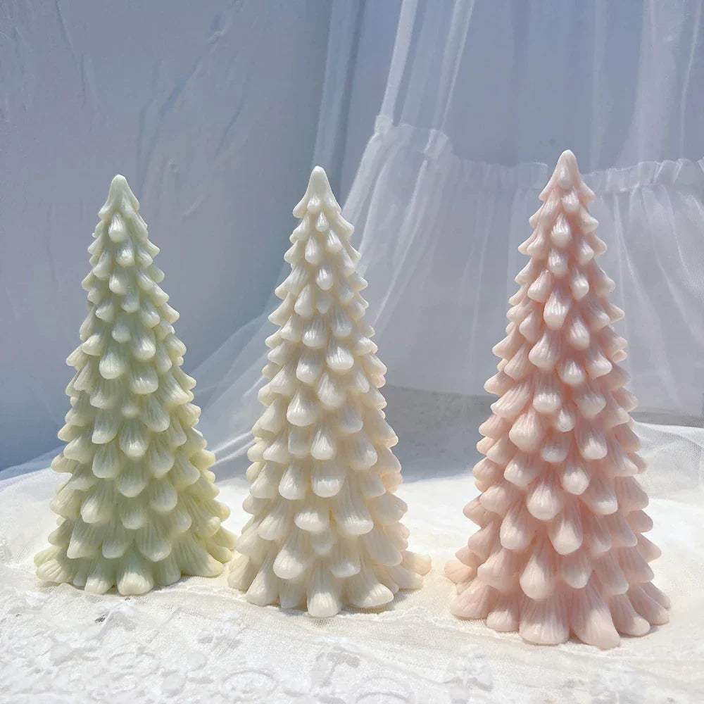 Medium size Christmas Tree Silicone Candle Mould