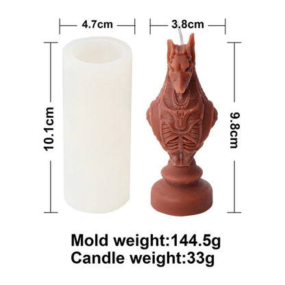 Ancient Greek Pharaoh Sacrificial Knight Candle Mould