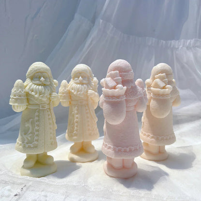 Christmas Gingerbread Santa Candle Mould