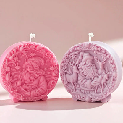 Winter Hat Snowman Candle Mould