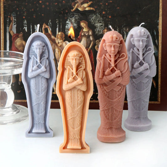 Egyptian mummy Candle Silicone Mould