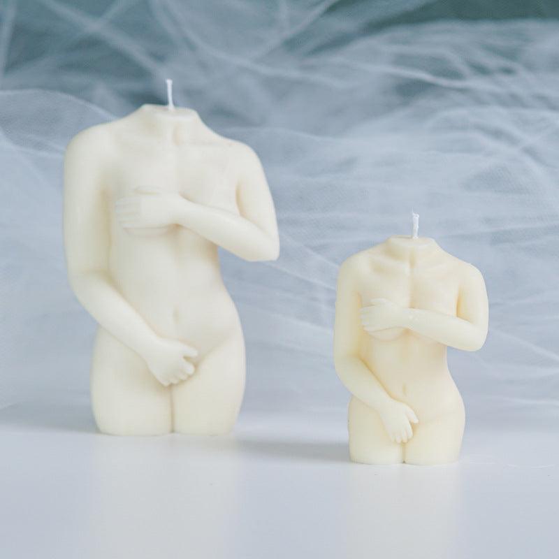 Shy Female Body Silicone Candle Mould Candles Moulds