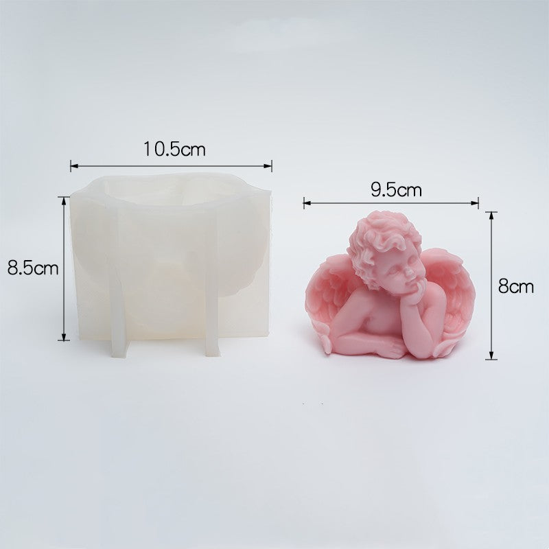 Silicone Little Angel Candle Mould - Create Heavenly Candles Candles Moulds