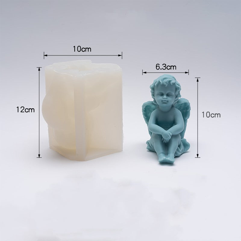 Silicone Little Angel Candle Mould - Create Heavenly Candles Candles Moulds