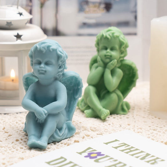 Silicone Little Angel Candle Mould - Create Heavenly Candles Candles Moulds