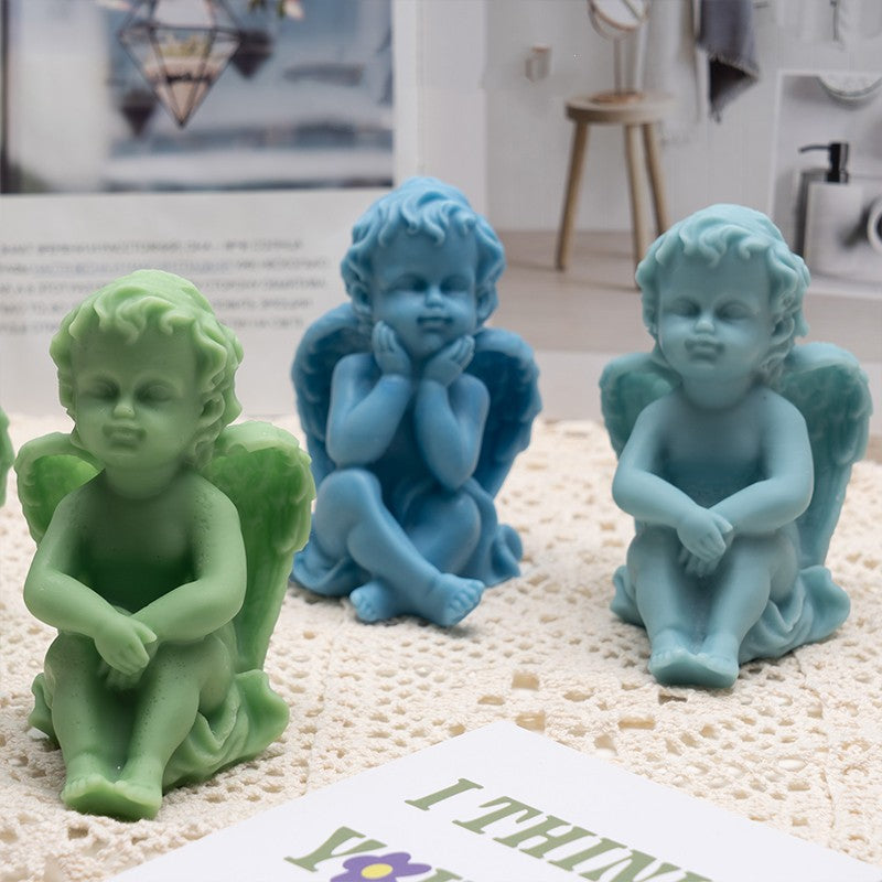 Silicone Little Angel Candle Mould - Create Heavenly Candles Candles Moulds