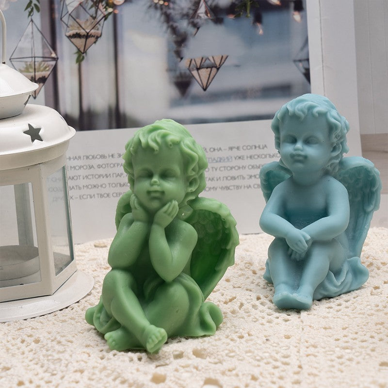 Silicone Little Angel Candle Mould - Create Heavenly Candles Candles Moulds