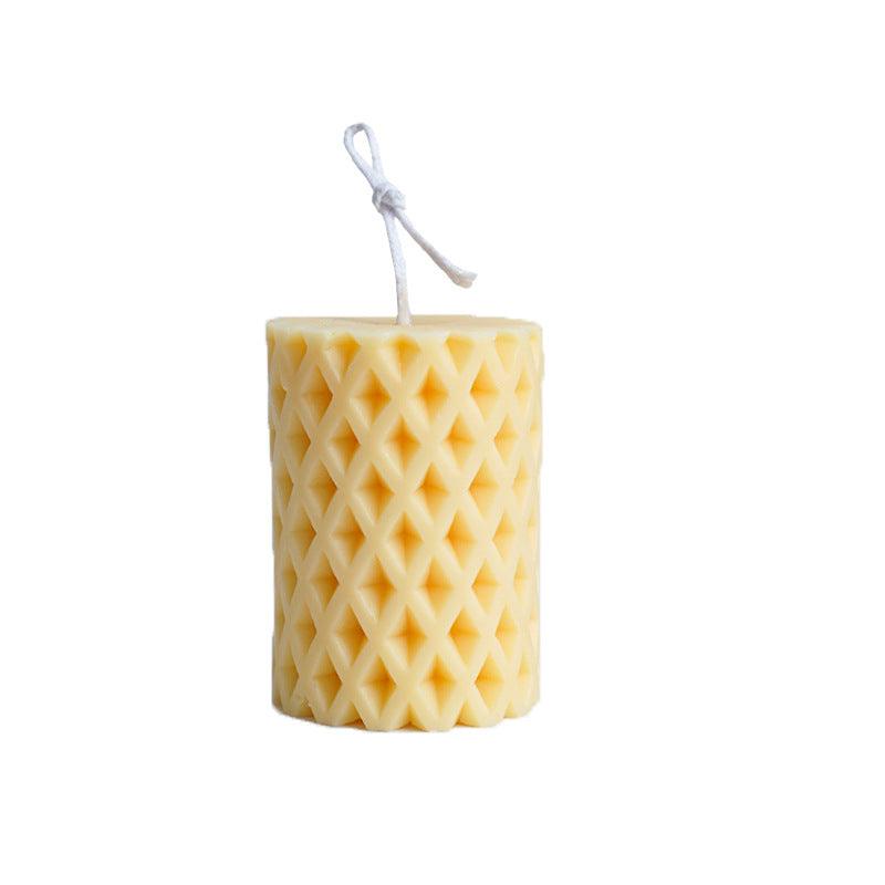 Rhombus Hole Silicone Candle Mould