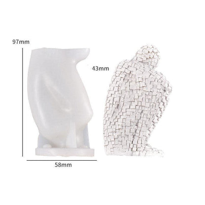 Spiral Cylinder Scented Candle Silicone Mould DIY Candles Moulds