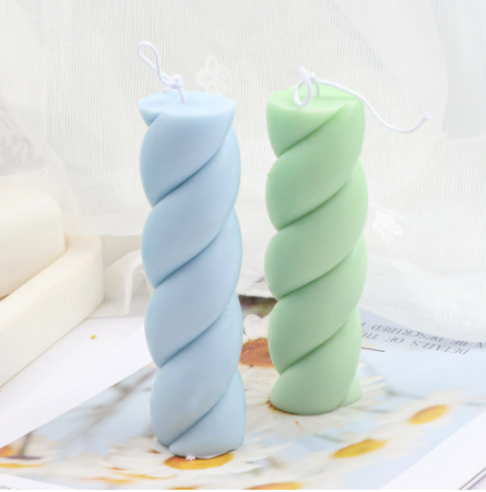 Spiral Swirl Candle Mould: Create Stunning Twisted Candles at Home Candles Moulds