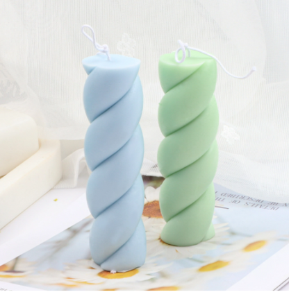 Spiral Swirl Candle Mould: Create Stunning Twisted Candles at Home Candles Moulds