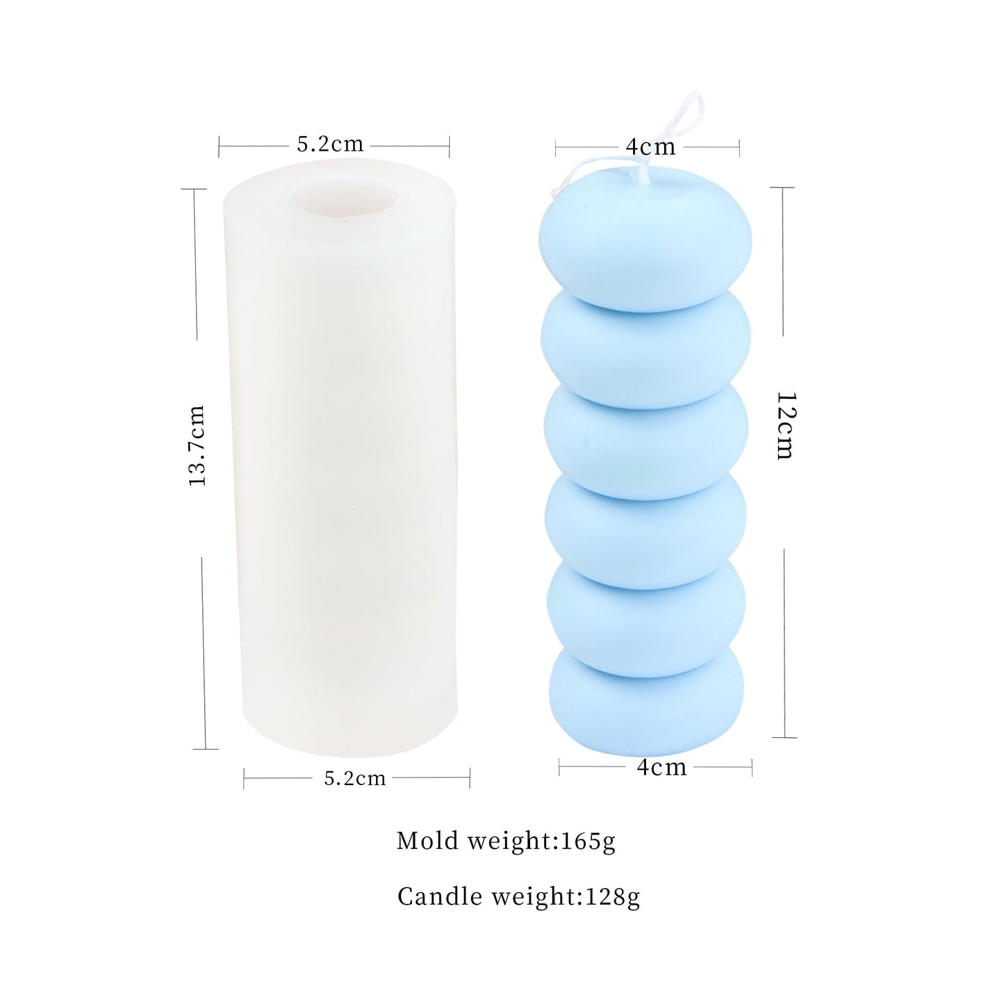 Spiral Swirl Candle Mould: Create Stunning Twisted Candles at Home Candles Moulds