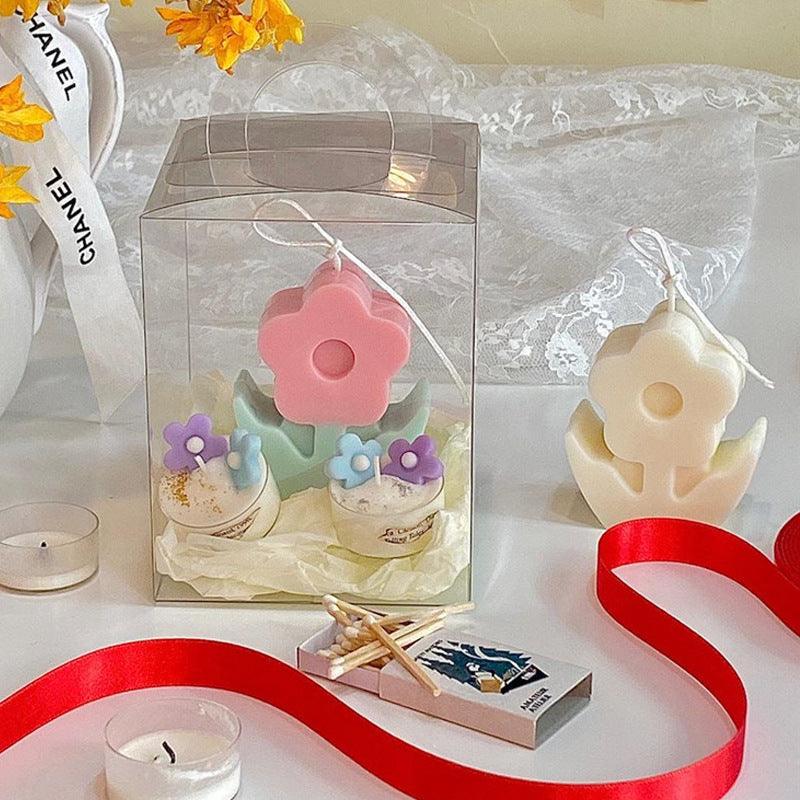 Spring Flower Candle Mould Scented Candle Plastic Acrylic Mould Candles Moulds