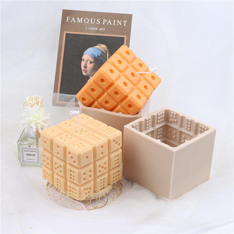 Square Dice Silicone Candle Mould Candles Moulds
