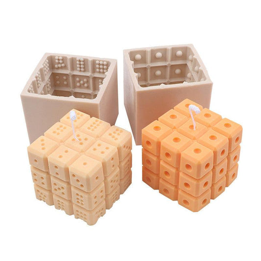 Square Dice Silicone Candle Mould Candles Moulds