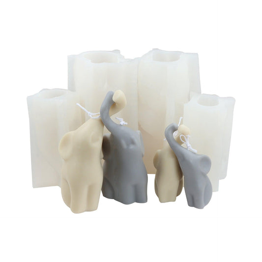 Stretch Nose Elephant Candle Mould Aromatherapy Candles Moulds