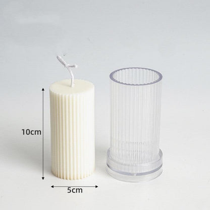Striped Candle Pc Acrylic Plastic Mould Candles Moulds