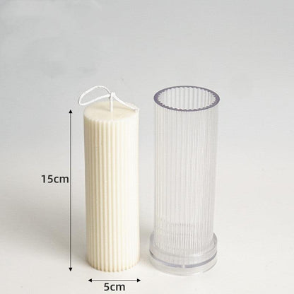 Striped Candle Pc Acrylic Plastic Mould Candles Moulds