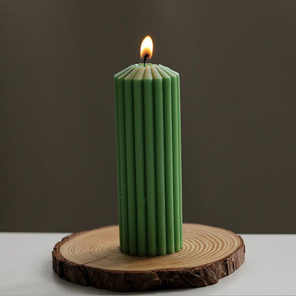 Striped Simple Decorative Candle Mould Candles Moulds