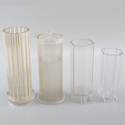 Striped Cylindrical Candle Mould 