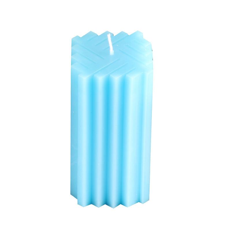 Square Weave Pattern Candle Mould