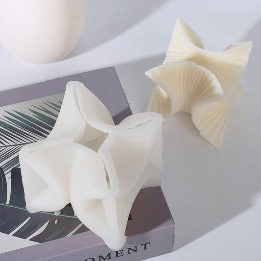 Twist Fan Rubik's Cube Candle Silicone Mould DIY Handmade Candles Moulds