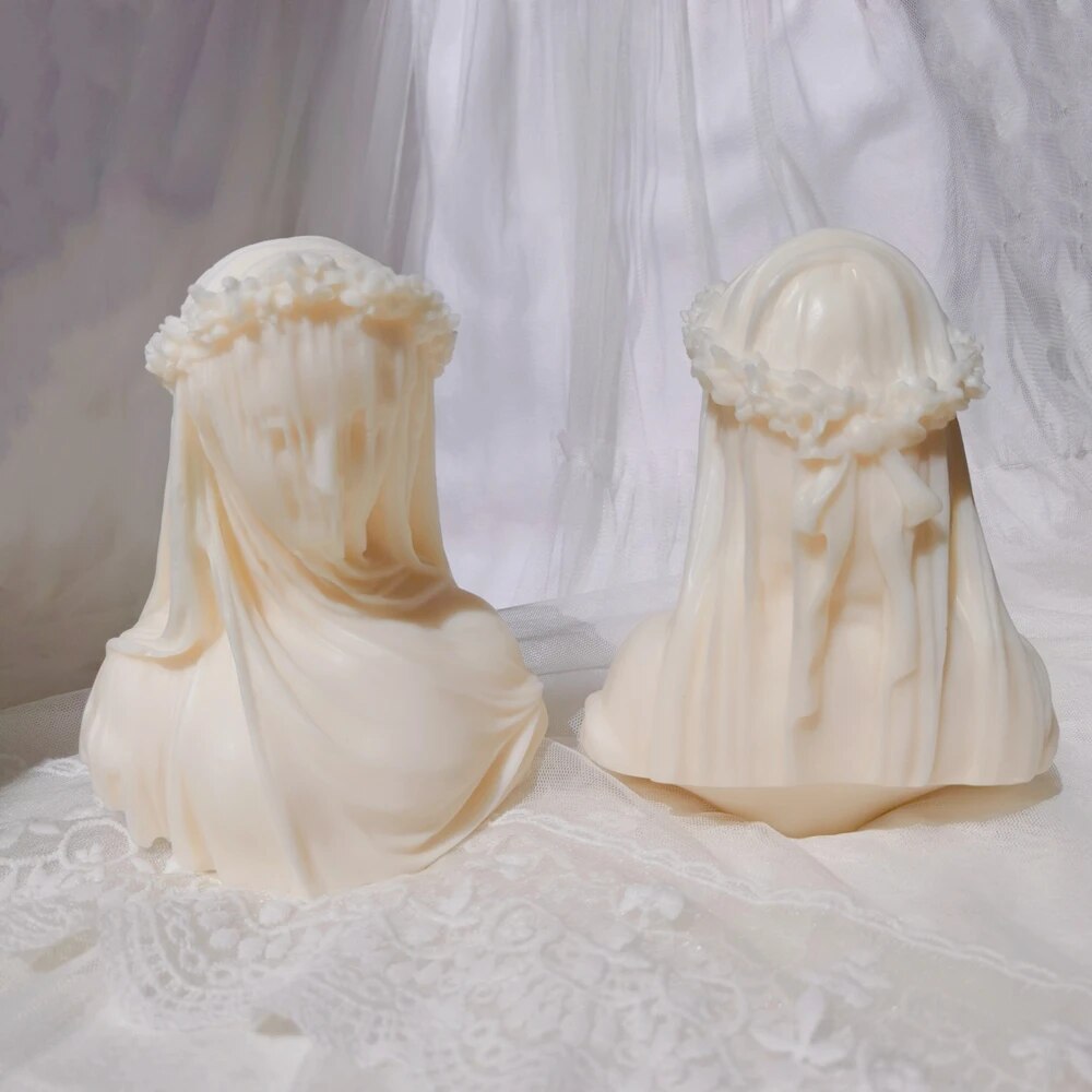 Veiled Lady Candle Silicone Mould
