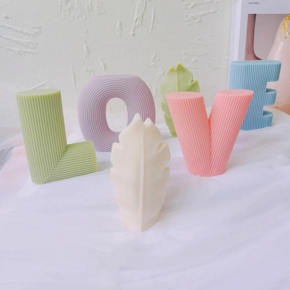 Love Letter Candle Moulds Silicone
