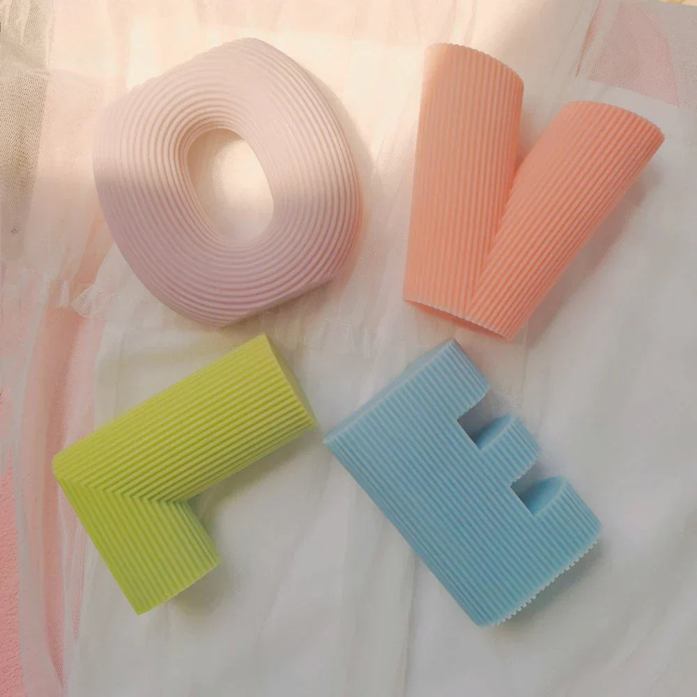 Love Letter Candle Moulds Silicone