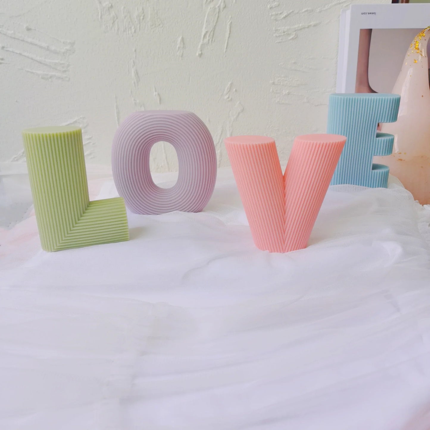 Love Letter Candle Moulds Silicone