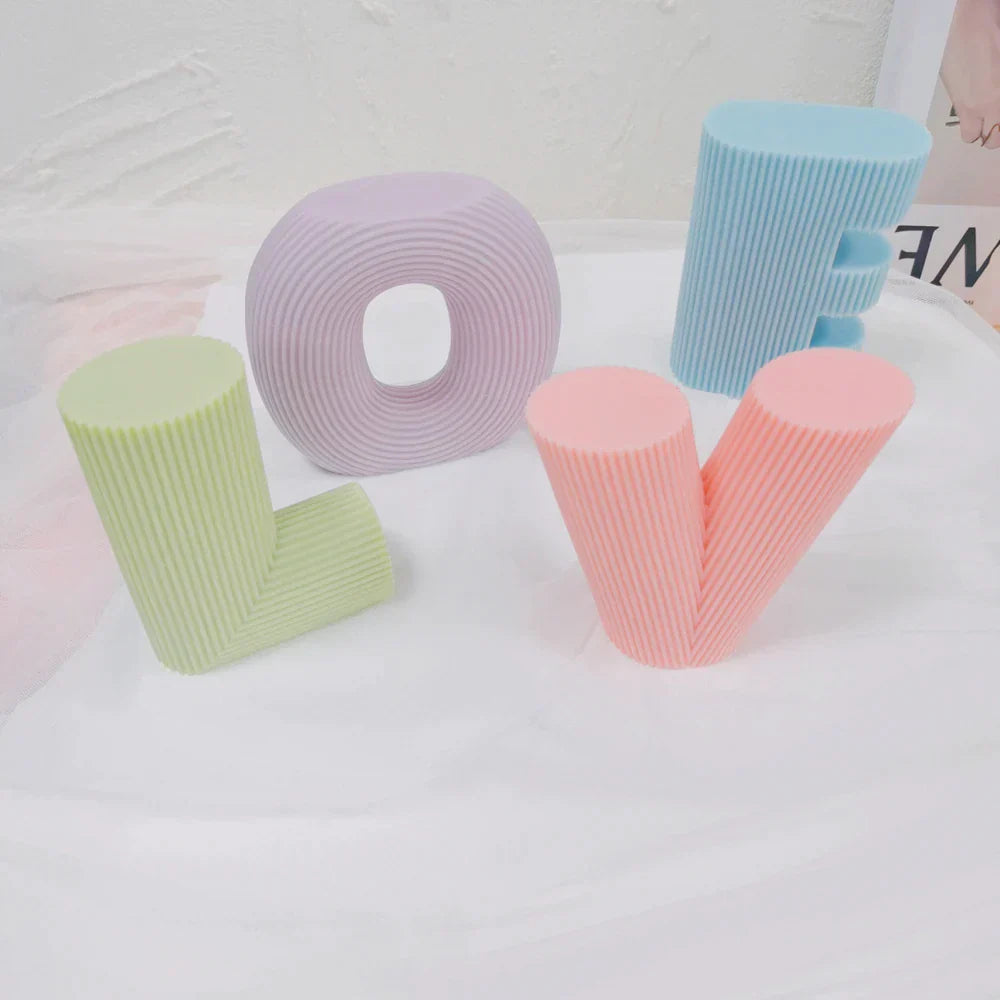 Love Letter Candle Moulds Silicone