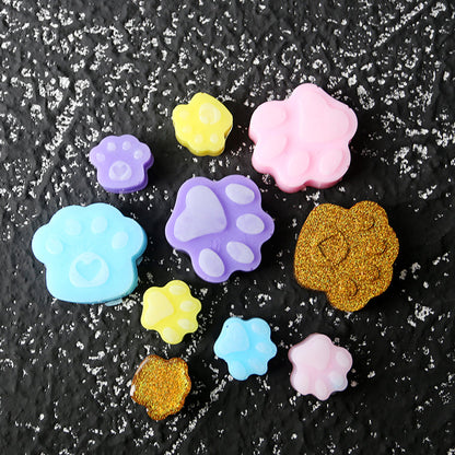 Unleash Your Creativity with a Handmade Crystal Epoxy Dog Paw Silicone Mould Candles Moulds