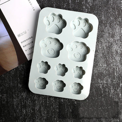 Unleash Your Creativity with a Handmade Crystal Epoxy Dog Paw Silicone Mould Candles Moulds