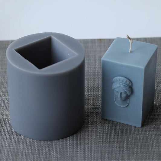 Vintage Athens Goddess Head Candle Mould Candles Moulds