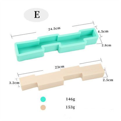Wavy Shape Silicone Candle Mould Candles Moulds