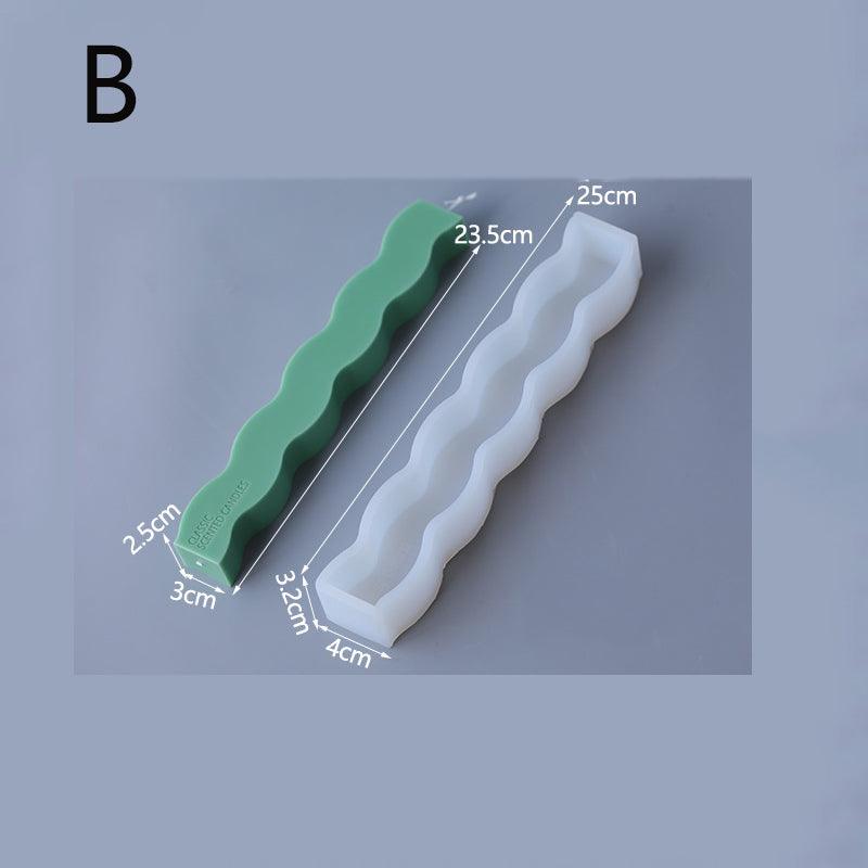 Wind Wave Pattern Silicone Candle Mould Candles Moulds