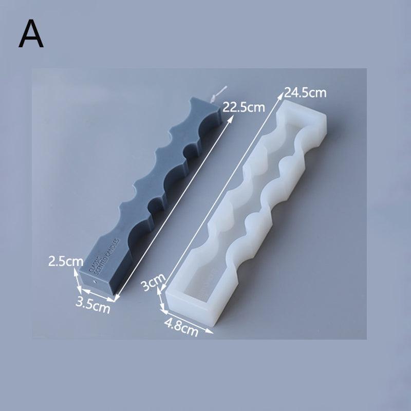 Wind Wave Pattern Silicone Candle Mould Candles Moulds